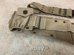 Original WW1 U. S. Army Cartridge Belt, Pistol Belt & WW2 Canteen