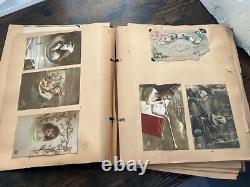 Original WW1 WWI PHOTO ALBUM POOR CONDITION AS IS PLEASE READ