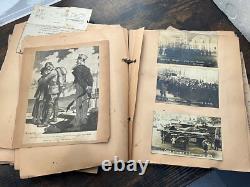 Original WW1 WWI PHOTO ALBUM POOR CONDITION AS IS PLEASE READ