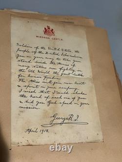 Original WW1 WWI PHOTO ALBUM POOR CONDITION AS IS PLEASE READ