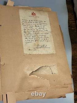 Original WW1 WWI PHOTO ALBUM POOR CONDITION AS IS PLEASE READ