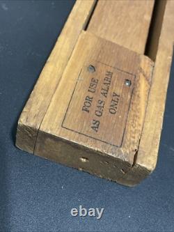 Original WW1 Wooden Gas Alarm Noise Maker Trench Tool