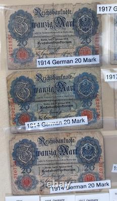 Original WW1 collection Coins, Currency, buttons