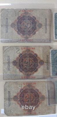Original WW1 collection Coins, Currency, buttons