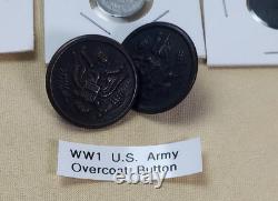 Original WW1 collection Coins, Currency, buttons