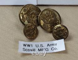 Original WW1 collection Coins, Currency, buttons