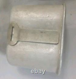 Original WWI 1918 Aluminum Canteen & Cup with 1917 Named Dated Cover