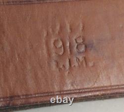 Original WWI 1918 Dated HOYT Leather A3 Sling