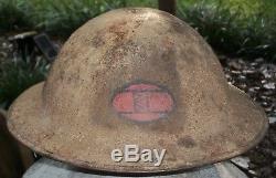 Original WWI 30th Division Helmet