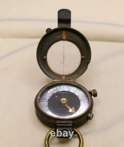 Original WWI British Officer Verners Pattern MKVII Compass Dated 1916