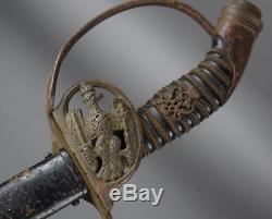Original WWI GERMAN PRUSSIAN INFANTRY OFFICER SWORD Maker Eickhorn