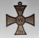 Original WWI German 1914 Iron Cross Patriotic Pendant Prussian Kaiser Wilhelm II