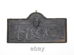 Original WWI Hindenburg 1914-1915 Patriotic Plaque Masuren Tannedberg Lodz