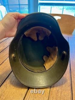Original WWI Imperial German M16/17 Ludendorff Camouflage Helmet