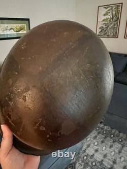 Original WWI Imperial German M16/17 Ludendorff Camouflage Helmet