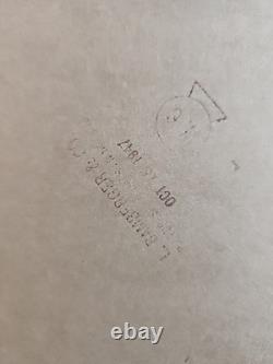 Original WWI Poster Pershing in France Berlin or Bust E. G. Renesch Chicago