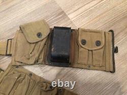 Original WWI US Army Gunners Belt for BAR dated 1918