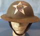 Original WWI US Army M1917 helmet with painted 2nd Infantry Division insignia