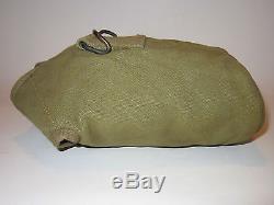 Original WWI US Military M1910 Rimless Eagle Snap Canteen Cover NEAR PERFECT