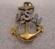 Original WWI US Navy Chief Petty Officer CPO Hat Badge Slanted USN