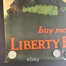 Original WWI US Poster'Come On! Buy More Liberty Bonds' Walter Whitehead