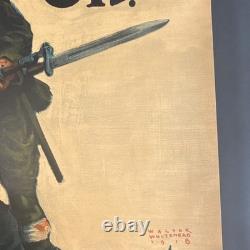 Original WWI US Poster'Come On! Buy More Liberty Bonds' Walter Whitehead