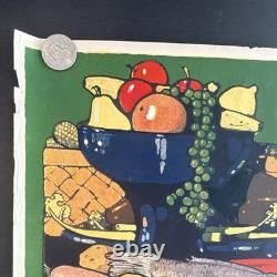 Original WWI US Poster'Eat More Corn Oats Rye' U. S. Food Administration