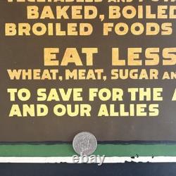 Original WWI US Poster'Eat More Corn Oats Rye' U. S. Food Administration