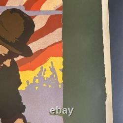 Original WWI US Poster'Rivets are Bayonets Drive Them Home!' J. E. Sheridan