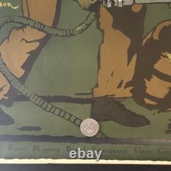 Original WWI US Poster'Rivets are Bayonets Drive Them Home!' J. E. Sheridan