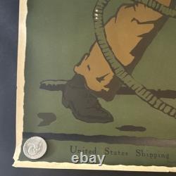 Original WWI US Poster'Rivets are Bayonets Drive Them Home!' J. E. Sheridan