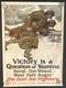 Original WWI US Poster'Victory is a Question of Stamina' Wheat Meat Fats Sugar