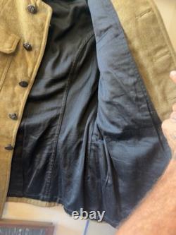 Original WWI U. S. Army Doughboy Service Coat 1918 Patch Photo Display Case