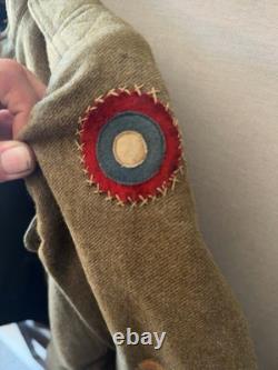 Original WWI U. S. Army Doughboy Service Coat 1918 Patch Photo Display Case
