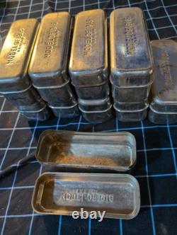 Original WWI U. S. Army Model 1916 1917 Bacon Ration Tins, Lot 10 Militatia USA