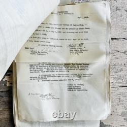 Original WWI U. S. Army Papers Death/Accident Investigation 1918 Military Docs