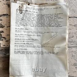 Original WWI U. S. Army Papers Death/Accident Investigation 1918 Military Docs