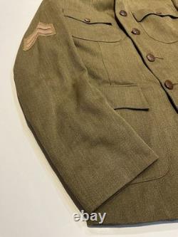 Original WWI U. S. Army Winter Wool Uniform Jacket Eagle Buttons