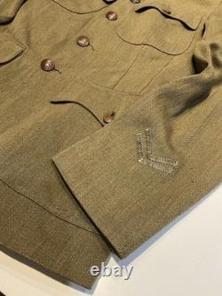 Original WWI U. S. Army Winter Wool Uniform Jacket Eagle Buttons