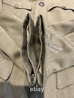 Original WWI U. S. Army Winter Wool Uniform Jacket Eagle Buttons
