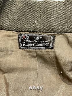 Original WWI U. S. Army Winter Wool Uniform Jacket Eagle Buttons