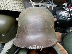 Original WWI WW1 Afghanistan M16 German Steel Helmet, found in Afghanistan