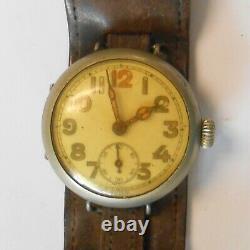 Original WWI WW1 Aviator Trench Wrist Watch Named Pilot Arthur Raymond Knight