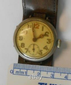 Original WWI WW1 Aviator Trench Wrist Watch Named Pilot Arthur Raymond Knight