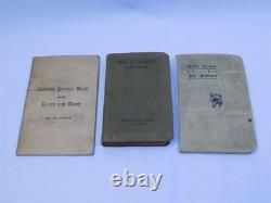Original WWI WWII US Soldier's Belongings Kit Bag Contents Spats Bible Shaving