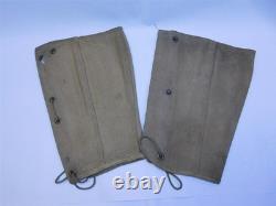 Original WWI WWII US Soldier's Belongings Kit Bag Contents Spats Bible Shaving