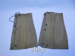 Original WWI WWII US Soldier's Belongings Kit Bag Contents Spats Bible Shaving