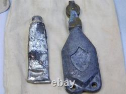 Original WWI WWII US Soldier's Belongings Kit Bag Contents Spats Bible Shaving
