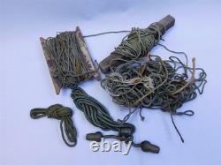 Original WWI WWII US Soldier's Belongings Kit Bag Contents Spats Bible Shaving