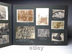 Original World War I Military German Front 423 Photo Album